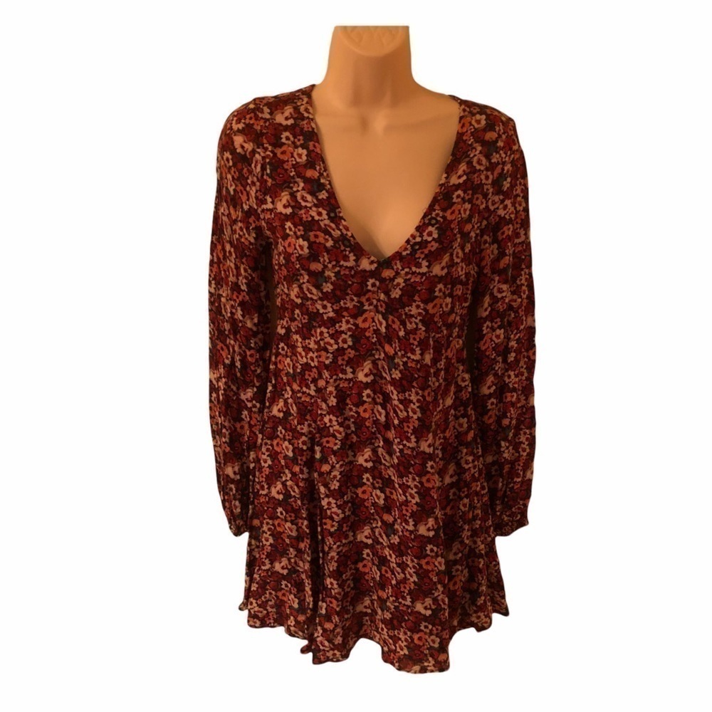 Hollister flowered print lined dress, S